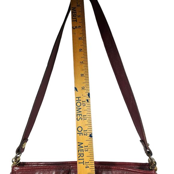 Etienne Aigner Vintage Cordovan Leather Over-the-Shoulder Handbag - Picture 12 of 14